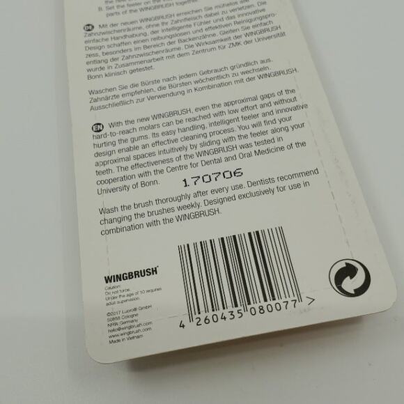 Wingbrush 8X Interdental Brush Heads Attachments Refill Set ISO3 New - Picture 9 of 9